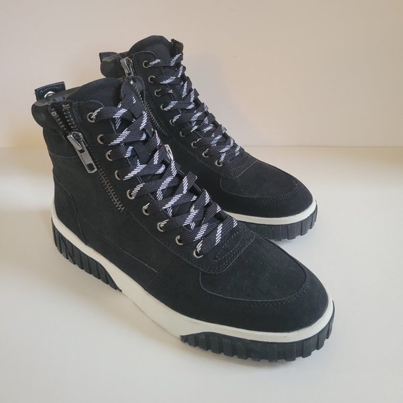 Day Five Daemon Black and White Boot Sneakers Men's Sizes - Picture 3 of 8